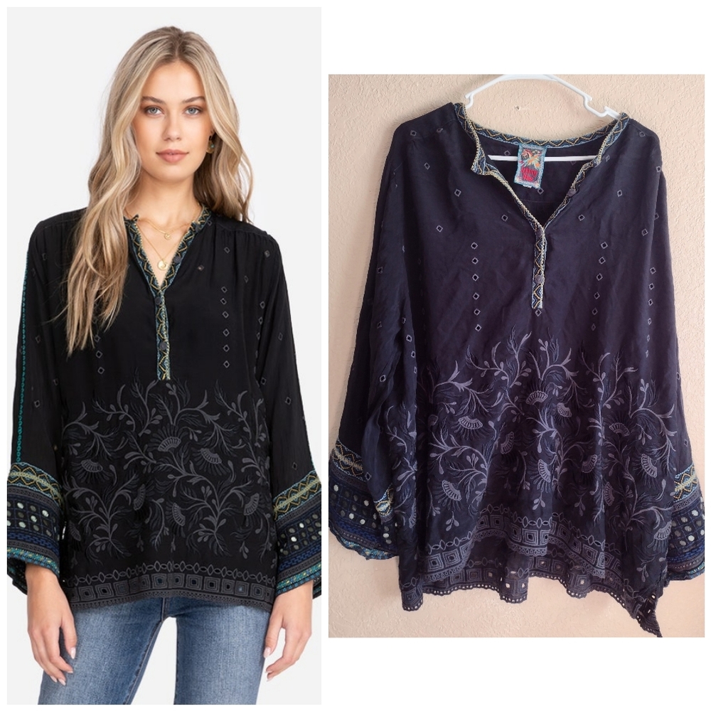 Johnny Was RARE Rai Blouse
